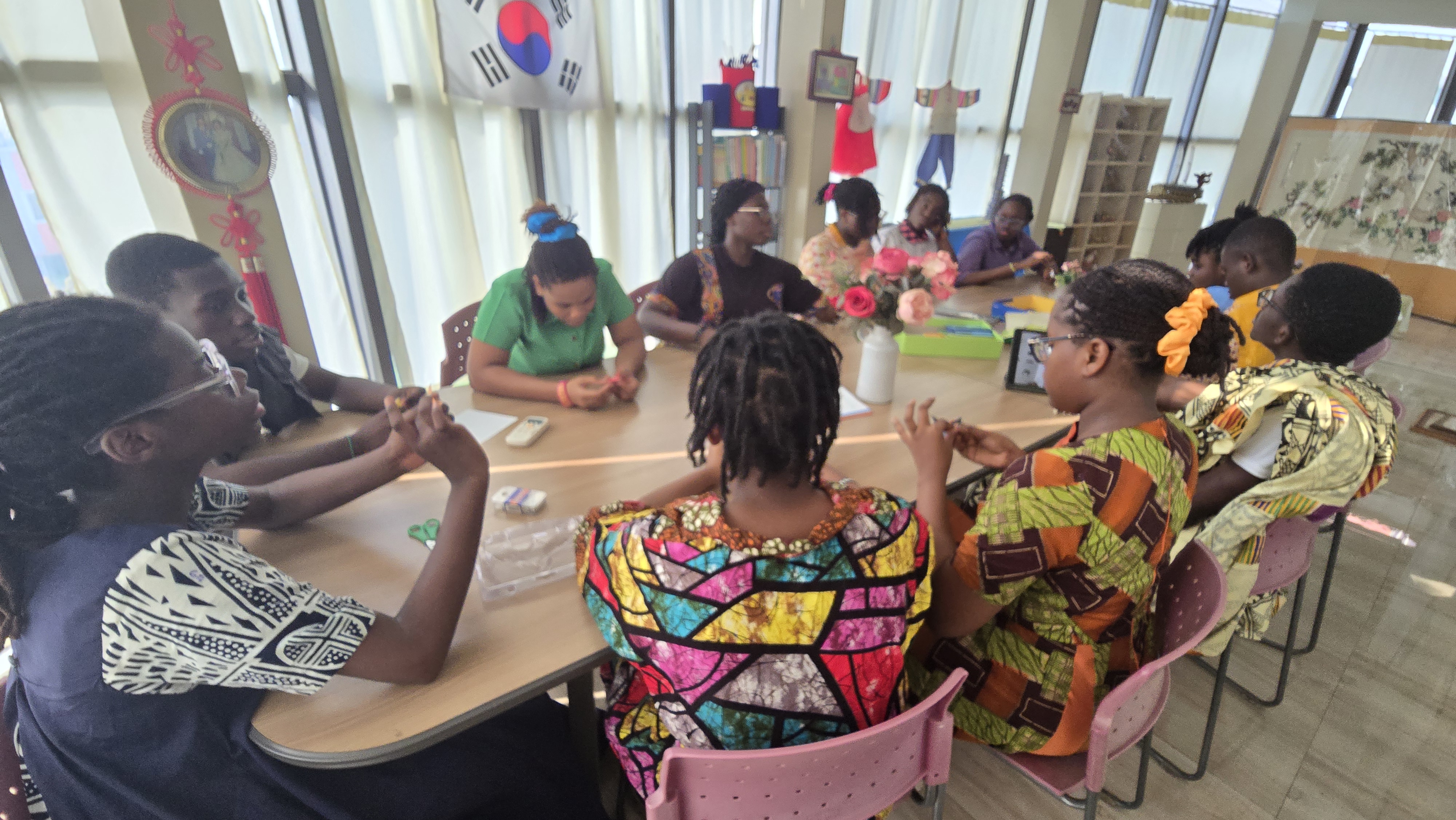 GIU Korean Club students celebrating cultural diversity